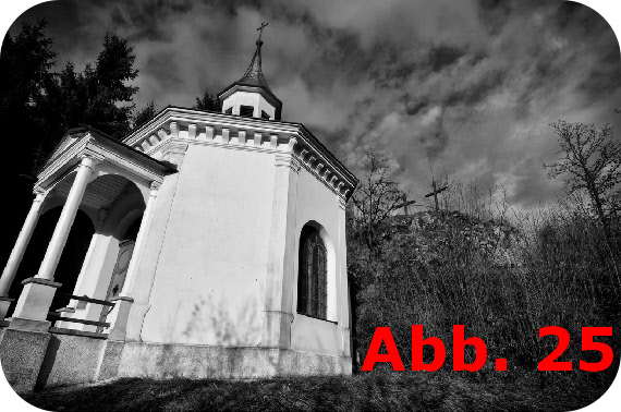 Vollpanorama mit Kreuz und Himmel